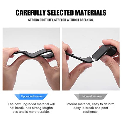 Car Back Seat Headrest Hooks, 4 Pack Carbon Fiber Stylish Back Seat Hanger for Car Handbag Clothes Coats Grocery Bags, Car Interior Accessories (Carbon Fibre/Black) - color: Carbon Fibre/Black