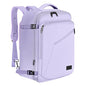 MATEIN Carry on Backpack for Women, 40L Heavy Duty Travel Backpack Airplane Approved, Expandable Simple Fashion Daypack, Frequent Traveler Gifts, Light Purple - color: Light Purple, size: X-Large