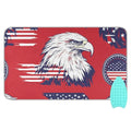 American Flag Bald Eagle Red Ironing Mat for Table top Portable Ironing Pad Blanket for Washer Dryer Countertop Travel - color: American Flag Bald Eagle Red