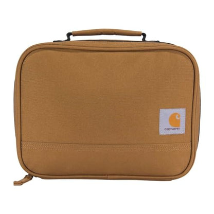 Carhartt Insulated Lunch Cooler For Men and Women, Fully Insulated Lunch Pale for Everyday Use, 4 Can (Brown) - color: 4 Can (Carhartt Brown)