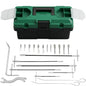 23PCS Packing Extractor Kit, Pump & Valve Packing Removal Tool Set with Flexible Shaft Handles, Corkscrew & Screw Tips,Stainless Steel Packing Puller Hooks, Packing Removal Kit with Toolbox