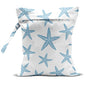 Wet Bag, Wet Dry Bag, Wet Bag for Swimsuit Travel Beach Pool Dirty Yoga Gym Clothes Makeup Bag Beach Wedding Supplies Waterproof Reusable Shell Pearl Starfish Gifts - color: Starfish