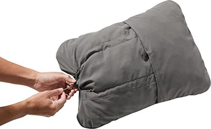 Therm-a-Rest Compressible Camping and Backpacking Pillow, Sage Topo Wave Print, Small - color: Sage Topo Wave Print, size: Small - 12 x 16 Inch