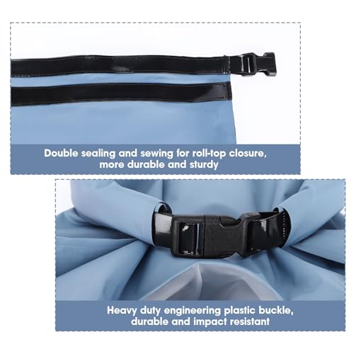 Wash Bag Portable Washing Machine for Camping Travel Laundry Washing Clothes Manual Washer Dry Bags Hand Wash for Outdoor Traveller RV Backpacking Adventures Cruise and Vacation Essentials