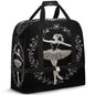 Travel Duffel Bag Ballet Wreath Weekender Bag with Shoe Compartment Foldable Overnight Bags for Travel Sports Lightweight Gym Bags for Men Women - color: Ballet Wreath