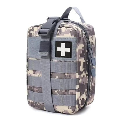 Tactical Medical Utility Pouch Rip Away First Aid Survival Bag for Travel Outdoor Hiking and Emergency Everyday Carry - color: ACU