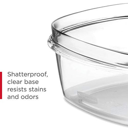 Rubbermaid Premier Food Storage Container, 10 Piece Set, Grey, BPA-Free, Microwave & Dishwasher Safe - size: 10-Piece