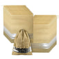 20 Pack Shoe Bags for Travel, 17" x 12.6" Drawstring Shoe Organizers with Clear Window, Breathable Non-Woven Dustproof Pouches for Luggage & Closet (khaki) - color: khaki