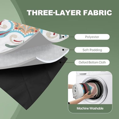 77.56"×77.56" Large Picnic Blankets Waterproof Picnic Mat Foldable Picnic Blanket for 4 to 6 Adults 3-Layer Outdoor Blanket for Camping, Park, Beach, Grass