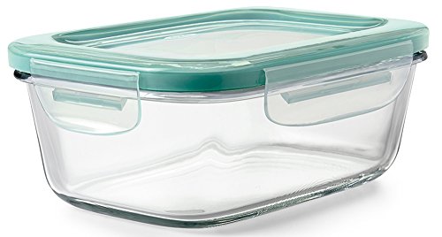OXO Good Grips 3.5 Cup Smart Seal Airtight Glass Rectangle Food Storage Container - size: 3.5 Cup, style: Glass