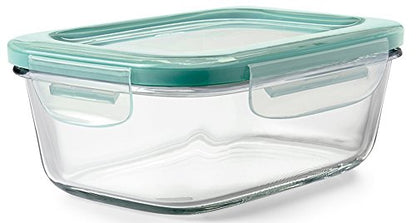 OXO Good Grips 3.5 Cup Smart Seal Airtight Glass Rectangle Food Storage Container - size: 3.5 Cup, style: Glass