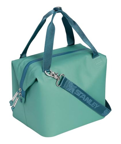 Stanley All Day Julienne Soft Cooler Bag and Lunch Box | Insulated Travel Bag with Zipper | BPA-Free - color: Spring Green, style: Mini