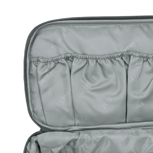 Travel Underwear Organizer Bag Packing Cube Storage Bag Recycled Polyester Lingerie Bra Socks Bag Toiletry Bag,Grey 6# - color: Grey 6#