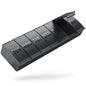 Barhon Pill Organizer Large, Weekly Medicine Pill Organizers, 7 Day Pills Box Case Travel for Big Vitamin Supplements Fish Oil, Black - color: Black