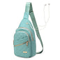 AOSTIHOT Crossbody Small Sling Backpack Sling Bag for Women, Chest Bag Daypack Crossbody for Travel Sport Running Hiking Green - color: Green