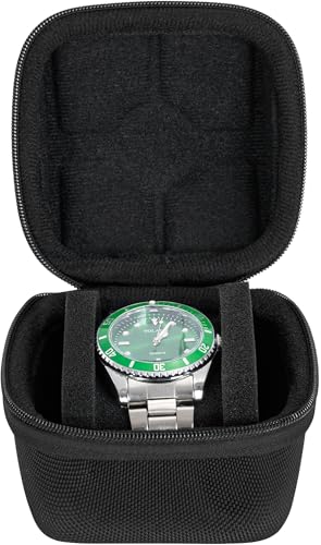 1 slots watch storage box, portable hard watch travel box, watch storage display storage box, padded watch portable box for watches - size: 1 Slot