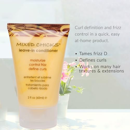 Mixed Chicks Travel & Trial Pack - Shampoo, Deep Conditioner, Leave-in Conditioner, 2 fl. oz. each