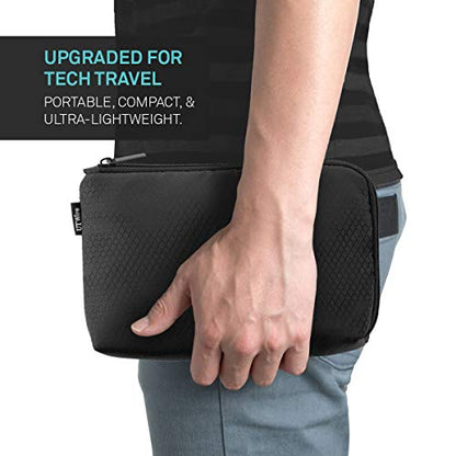 UT Wire Pocket Travel Organizer Case and Accessory Holder, 2 Pack, Black - size: 2 Pack