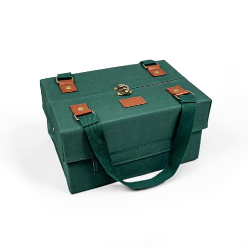 SplayTray: The Bag That Opens Into a Tray (Hunter Green, Medium) - color: Hunter Green, size: Medium