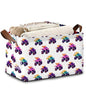 Funny Car Storage Baskets,Foldable Organizer Bin with Handles for Home Living Room Bedroom Closet Box 17x11.5x10Inch - color: Funny Car