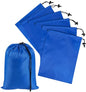 PALTERWEAR Drawstring Bag with Toggle - Nylon Cinch and Ditty Pouch Six-Pack (Blue, 8 x 11 Inch, Set of 6) - color: Blue, size: 8 x 11 Inch