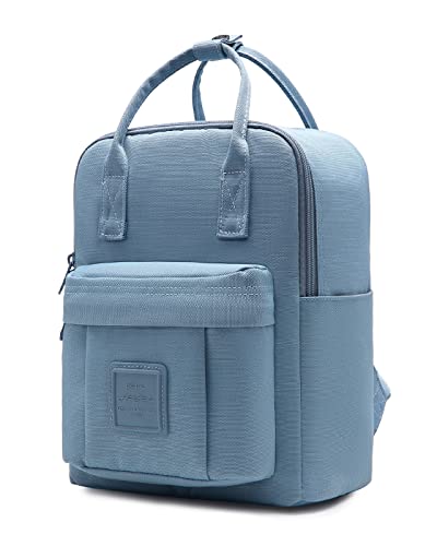 HotStyle BESTIE Mini Backpack Purse, Multiple Colors and Patterns, Small Sized - color: Pd266e, Dark Pastel Blue, style: Plain