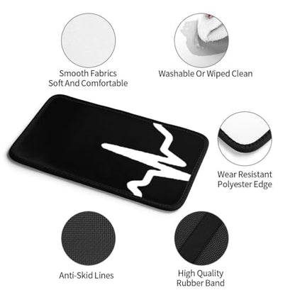 Airplane Pilot Heartbeat Universal Center Console Armrest Cover Pad Car Armrest Protector for Most Cars, Suvs & Trucks, Cushion with Easy Installation