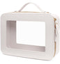 LETGO Clear Makeup Bags - TSA Approved Toiletry Bags with Zipper, Makeup Organizer for Carry-on Travel Essentials, Cosmetic Bags for Women & Men (Large White) - color: White, style: Large