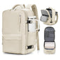 VGCUB Large Travel Work Business Backpack Carry on flight Approved 17 Inch Laptop Backpack for Women Men with Laptop Compartment Mochila de Viaje,Beige | Travel - color: A2-beige, style: Large