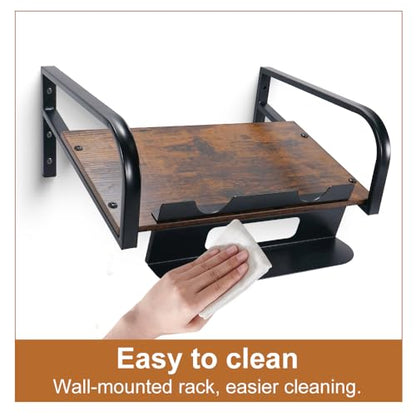 Liquid Laundry Detergent Holder,Laundry Room Hacks,Laundry Detergent Dispenser,Hanging Laundry Station Storage Detergent Stand-Laundry Room Wall (Small-Retro Brown) - size: Small-Retro Brown