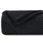NEWCOSPLAY Super Soft Twin Blanket Black Premium Silky Flannel Fleece Leaves Pattern Lightweight Bed Blanket All Season Use (Black, Twin(60"x80")) - color: Black, size: Twin(60"x80")