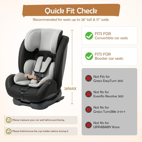 YOREPEK Padded Carseat Travel Bag for Airplane, Car Seat Travel Backpack with Shoulder Straps, Gate Check Car Seat Bags for Air Travel, Toddler Airplane Travel Essentials - color: Dark Purple
