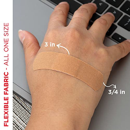 Band-Aid Brand Flexible Fabric Adhesive Bandages, Comfortable Flexible Protection & Wound Care of Minor Cuts & Scrapes, Quilt-Aid Technology to Cushion Painful Wounds, All One Size, 30 ct - size: 30 Count, style: All One Size