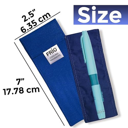 FRIO Cooling Wallet - Insulin Cooler for 45+ Hours of Stress Free On The Go - Blue - Individual - color: Blue, size: Individual