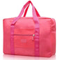 INVODA Travel Bag for Women Foldable Carry on Duffel Bag Waterproof Tote Weekender Luggage Bag (Red) - color: Red