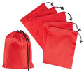 PALTERWEAR Drawstring Bag with Toggle - Nylon Cinch and Ditty Pouch Six-Pack (Red, 7 x 9 Inch, Set of 6) - color: Red, size: 7 x 9 Inch