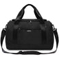 ECOHUB 16'' Personal Item Bag Mini Duffel Bag Small Travel Bag Underseat Carry on Bag for United Airlines Gym Bag for Women and Men - color: Black with shoulder strap