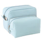 2pcs Makeup Bag Travel Toiletry Bag for Women Lightweight Make Up Bag Purse Organizer Pouches Large Cosmetic Bag Small Makeup Pouch Medicine Bag Travel Essentials for Women Lake Blue - color: lake blue