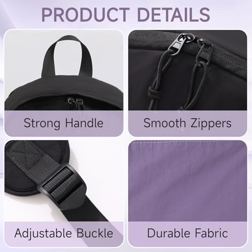 Hiking Backpack for Women Men 16L,Packable Waterproof Backpack,Foldable Daypack with Strap Pocket for Picnic Beach,Black - color: Black