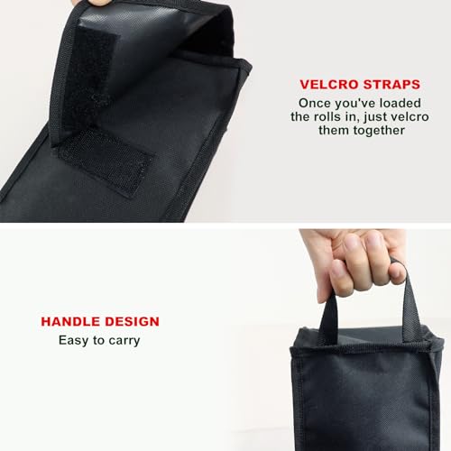 Christmas Wrapping Paper Storage Containers,30 Inch Gift Wrapping Organizer Storage,Fits 9 Standard Rolls of Wrapping Paper,600D Breathable Fabric, Square - color: Black-30in-1p