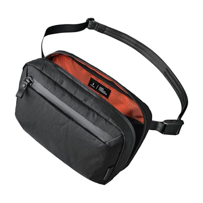 ALPAKA Elements Tech Case - Travel Organizer Pouch for Electronics, Cables, EDC with Weatherproof Fabrics, YKK Zippers (Black VX21 Fabric) - color: Black