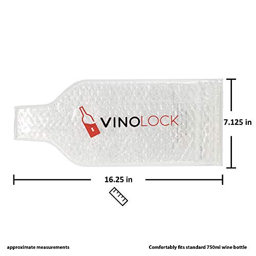 Wine Protector Bag For Airline Travel by Vinolock - 6 pack