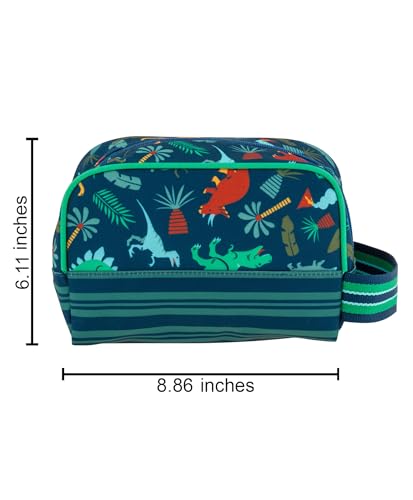 Stephen Joseph, Kids Toiletry Bag, Boys and Girls Toiletry Kit, Travel Bag - color: Dino