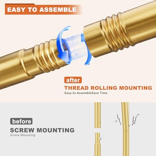 Clothes Rack, Double Rods Clothing Rack, Clothing Racks for Hanging Clothes, Rolling Clothes Rack with Storage Basket & Heavy Duty Wheels, Garment Rack for Bedroom, Laundry Room, Gold - color: Gold