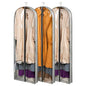 3 Pack 60" Long Garment Bags for Hanging Clothes Storage, Clear Suit Garment Bags with 4" Gussets for Closet Storage Travel, Plastic Protector for Dress Gowns, Coats, Suit, Down Jacket - size: 60" 3Pack