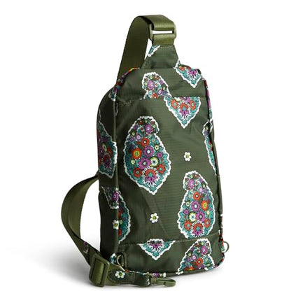 Vera Bradley Women's Ripstop Lorman Sling Backpack, Kew Gardens Green, One Size - color: Kew Gardens Green