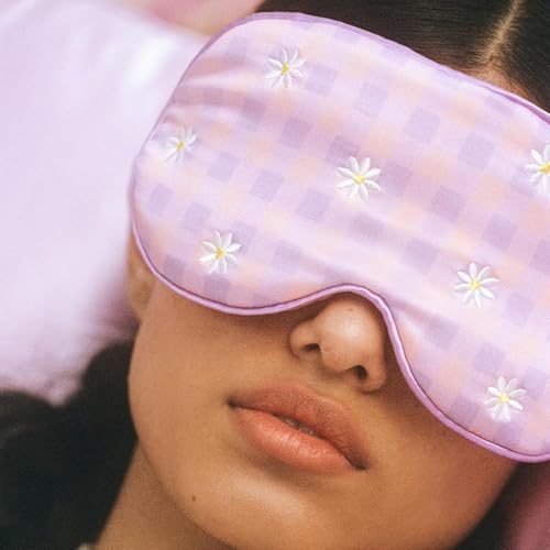 slip Pure Silk Contour Sleep Mask: Protect Your Delicate Lashes with Our Innovative, Lash-Friendly Design. Experience Uninterrupted Beauty Sleep with Slipsilk Comfort, 1 Contour Mask, Posie - color: Posie