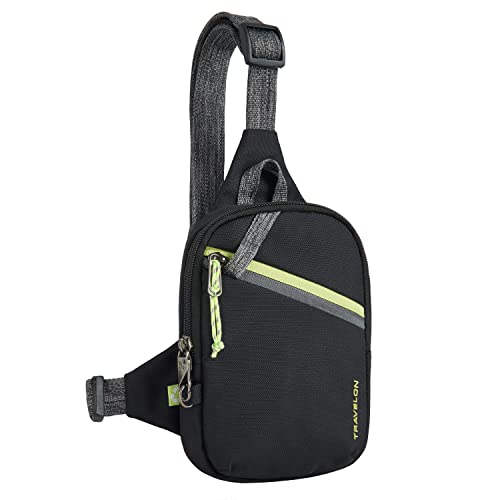 Travelon Anti-Theft Greenlander Compact Sling Bag - color: Jet Black