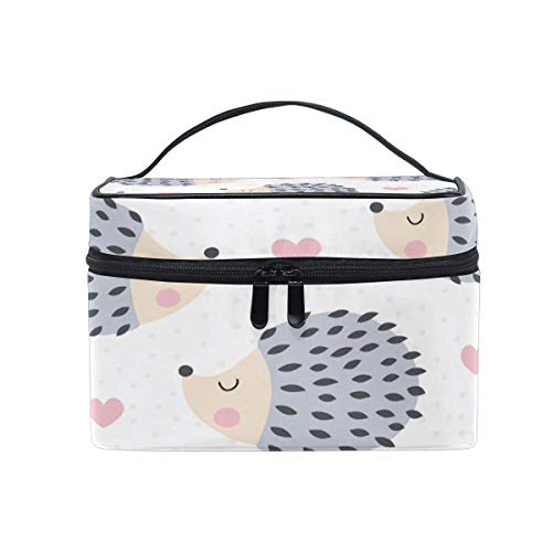 Travel Cosmetic Bag Cute Hedgehog Toiletry Makeup Bag Pouch Tote Case Organizer Storage For Women - color: color4
