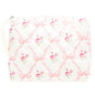 PAZIMIIK Quilted Makeup Bag Large Travel Zipper Soft Cosmetic Pouch for Women Girls Make Up,Bow Rose - color: Bow Rose, size: 1 PCS Pouch